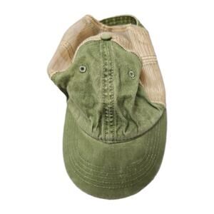TIME & TRU BLANK ADJUSTABLE STRAPBACK TRUCKER/MESH HAT/CAP GREEN/TAN OUTDOOR Men